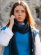 460 - 100% Cashmere Scarf Black 10