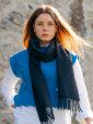 460 - 100% Cashmere Scarf Black 14