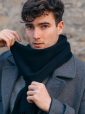 460 - 100% Cashmere Scarf Black 8