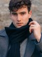 460 - 100% Cashmere Scarf Black 9