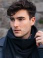 471 - 100% Cashmere Scarf Charcoal 11