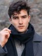 471 - 100% Cashmere Scarf Charcoal 13