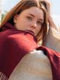 473 - 100% Cashmere Scarf Maroon 13