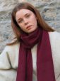 473 - 100% Cashmere Scarf Maroon 17