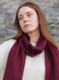 473 - 100% Cashmere Scarf Maroon 18
