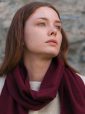 473 - 100% Cashmere Scarf Maroon 20