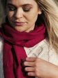 473 - 100% Cashmere Scarf Maroon 6