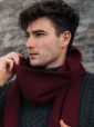 473 - 100% Cashmere Scarf Maroon 9