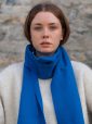 475 - 100% Cashmere Scarf Royal Blue 15