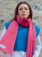 476 - 100% Cashmere Scarf Pink 11