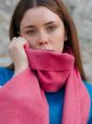 476 - 100% Cashmere Scarf Pink 13