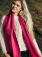476 - 100% Cashmere Scarf Pink 7