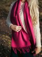 476 - 100% Cashmere Scarf Pink 8