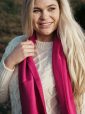 476 - 100% Cashmere Scarf Pink 9