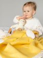 BB18 - Merino Cashmere Baby Blanket Baby Yellow 4