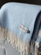 BB19 - Merino Cashmere Baby Blanket Baby Blue 2