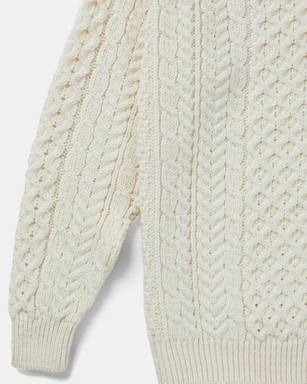 Traditional Aran Sweater 100% Merino Traditional Aran Sweater 100% Merino