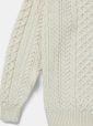 Traditional Aran Sweater 100% Merino