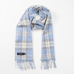マフラー・ストール JW Anderson Unisex Color Block Scarf Pink Mint Merino Luxury Wool Scarf Pink Green Block - John Hanly & Co