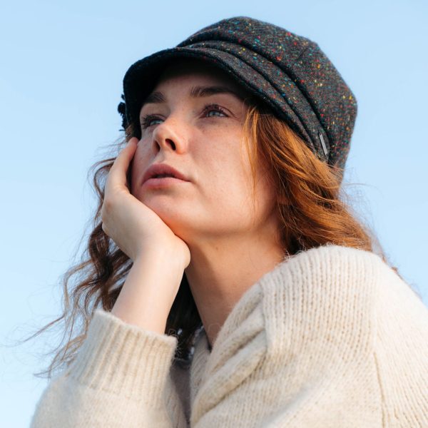 Irish Ladies Tweed Hat - Una A 3 - John Hanly & Co Irish Ladies Tweed Hat - Una A