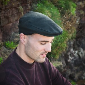 Irish Tweed Cap Black - TC-Black
