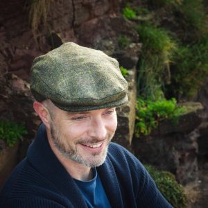 Irish Tweed Cap Loden Rust - TC-H65