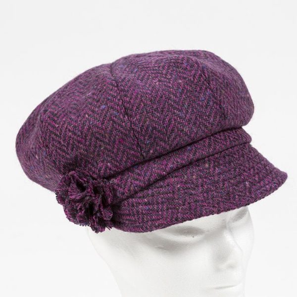 Irish Ladies Tweed Hat - Una D 2 - John Hanly & Co Irish Ladies Tweed Hat - Una D
