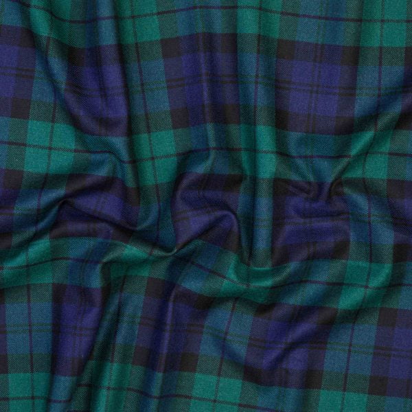 Fabric Blackwatch Tartan 863_6431_A01-2 - John Hanly & Co Fabric Blackwatch Tartan