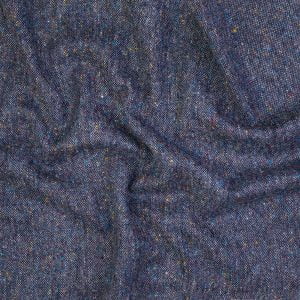 Fabric Blue Navy Donegal Plain Weave