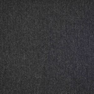 Fabric Charcoal Black Herringbone