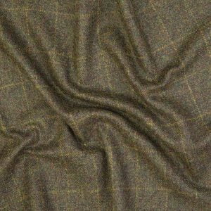 Fabric Loden Rust Herringbone