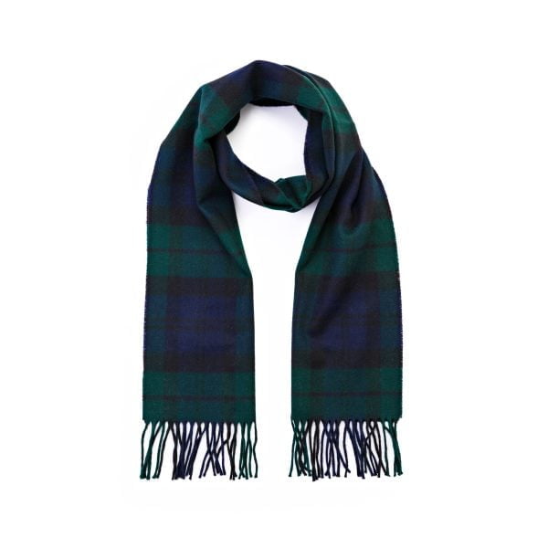 Merino Luxury Wool Scarf Blackwatch Tartan - John Hanly