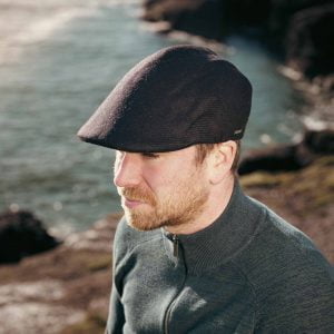 Tweed Sports Cap Black