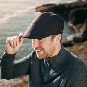 Tweed Sports Cap Black