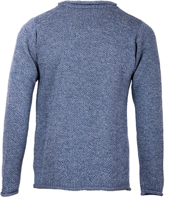 B782_MoycullenRollNeckSweater_Mens_Merino_Denim_06 - John Hanly & Co B782_MoycullenRollNeckSweater_Mens_Merino_Denim