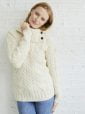 B170 367 Aran Sweater Cream