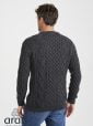 B181_EireanAranSupersoftSweater_Ladies-SupersoftMerino_Grey