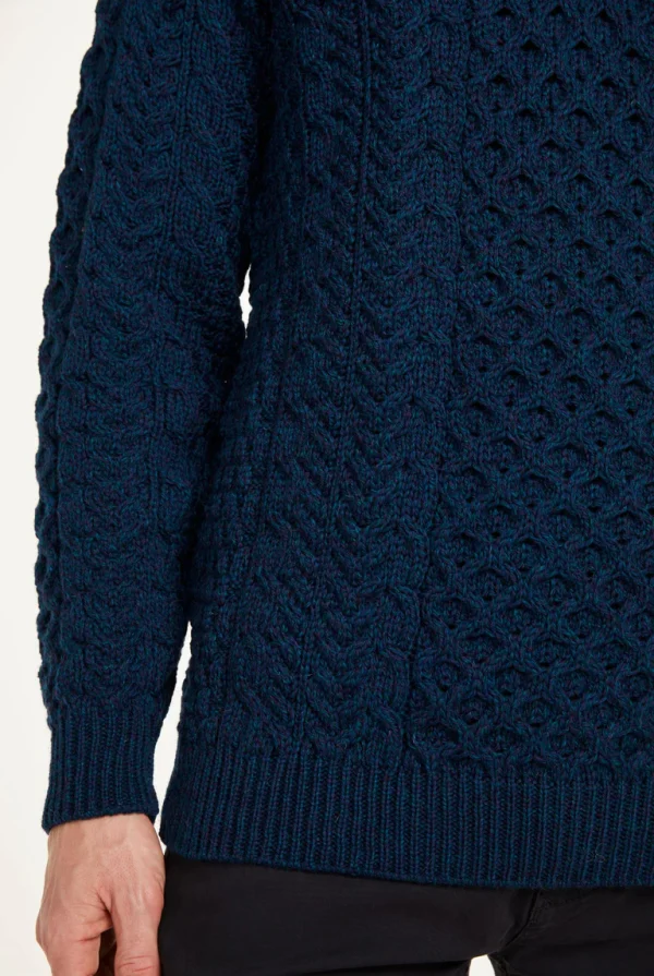 B722_BallycroyAranHalfZipSweater_Mens_Merino_Atlantic_03_768x B722_BallycroyAranHalfZipSweater_Mens_Merino_Atlantic_03_768x