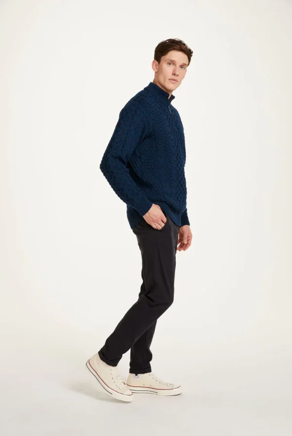 B722_BallycroyAranHalfZipSweater_Mens_Merino_Atlantic_04_768x B722_BallycroyAranHalfZipSweater_Mens_Merino_Atlantic_04_768x