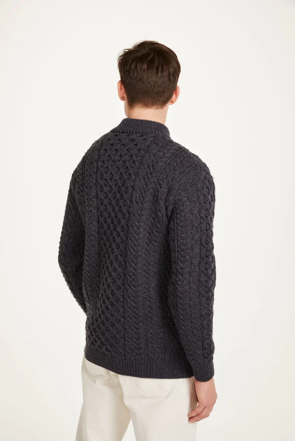 B722_BallycroyAranHalfZipSweater_Mens_Merino_Grey_05_768x B722_BallycroyAranHalfZipSweater_Mens_Merino_Grey_05_768x