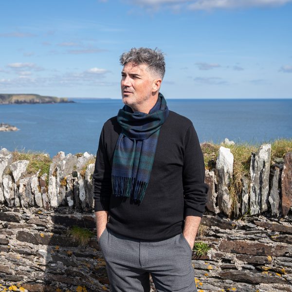 147 - Merino Wool Scarf Blackwatch Tartan 6