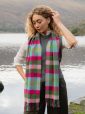 805 - Pink Raspberry Blue Green Block Check 3