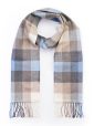 807 - Blue Grey Stone White Block Check 1