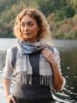 807 - Blue Grey Stone White Block Check 3