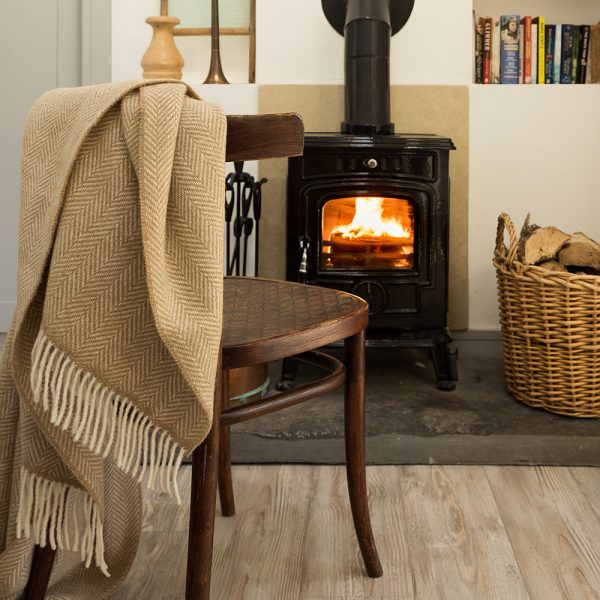 1475 - Merino Wool Cashmere Throw Beige Herringbone 3 1475 - Merino Wool Cashmere Throw Beige Herringbone 3