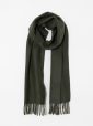 479 - 100% Cashmere Scarf Forest Green
